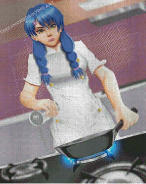 Girl Chef Anime Diamond Paintings