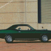 Green 1970 Plymouth Barracuda Diamond Paintings