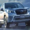 Grey Subaru Forester Car Diamond Paintings