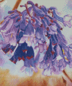 Jacaranda Flowering Plant Diamond Painting