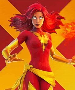 Jean Grey Dark Phoenix Diamond Painting