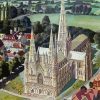 Lichfield Cathedral Building Art Diamond Paintings