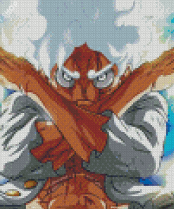 Luffy Gear 5 Diamond Painting