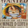 Monkey D Luffy One Piece Wanted Diamond Painting