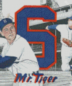 Mr Tiger Al Kaline Diamond Paintings