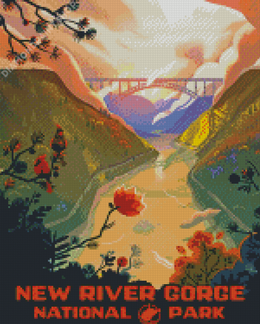 New River Gorge National Park Diamond Paintings