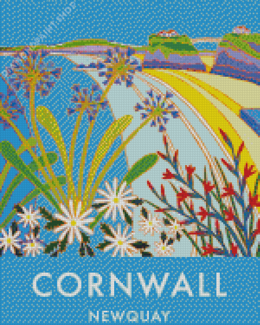 Newquay Illustration Diamond Paintings