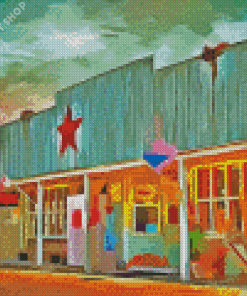 Old Western Town Diamond Painting