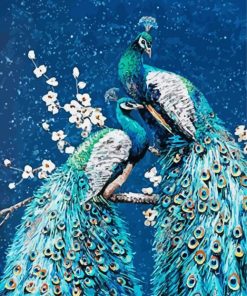 Peacock Couple Bird Diamond Paintings