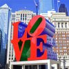 Philly LOVE Sculpture Diamond Painting
