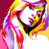 Pop Art Paris Hilton Diamond Paintings