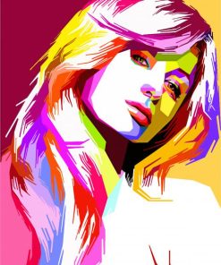 Pop Art Paris Hilton Diamond Paintings