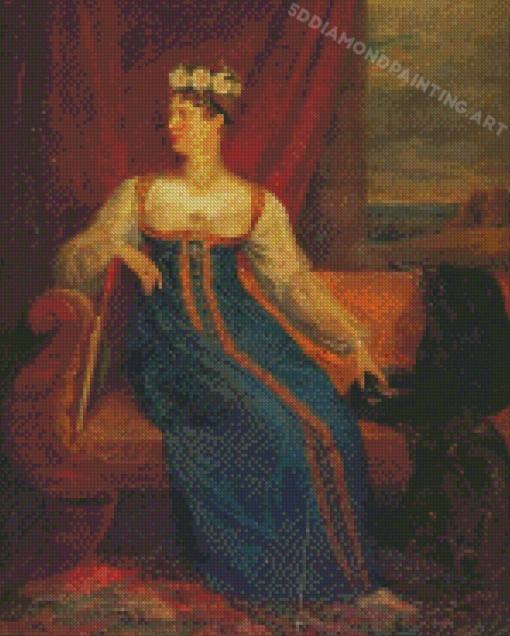 Portrait Of Princess Charlotte Wales Diamond Paintings