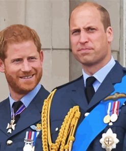 Prince William And Harry Diamond Paintings