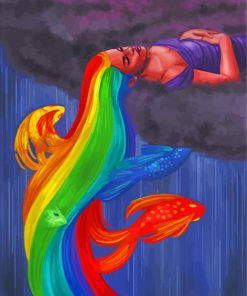 Rainbow Fish Art Diamond Paintings