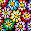 Rainbow Happy Flowers Diamond Paintings