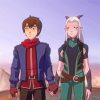 Rayla And Callum From The Dragon Prince Diamond Paintings