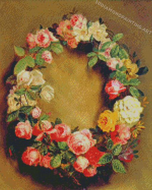 Roses Crown Renoir Art Diamond Painting