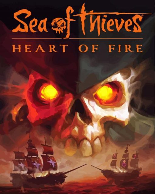 Sea Of Thieves Heart Of Fire Diamond Paintings