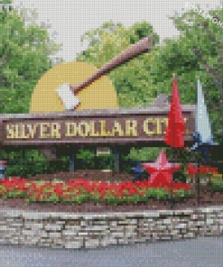 Silver Dollar City Branson Diamond Painting