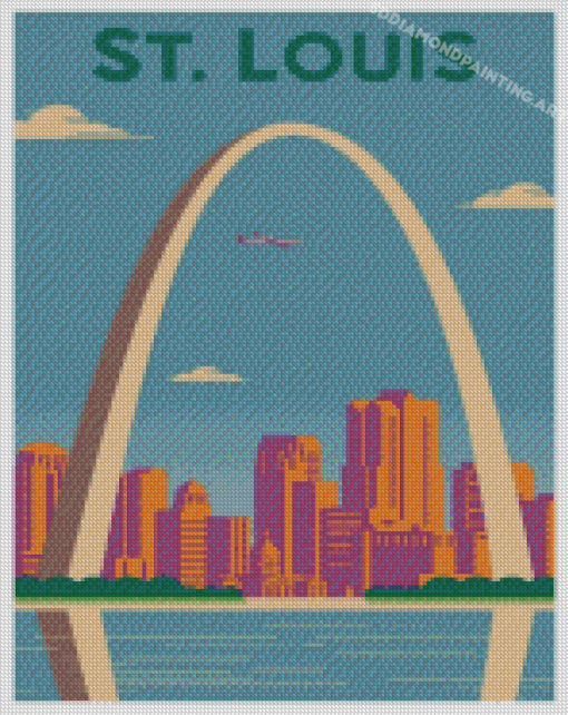 St Louis Mo Poster Diamond Painting