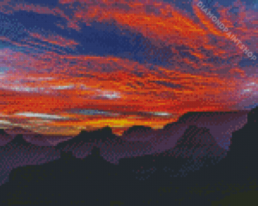 Sunset Canyon Diamond Paintings