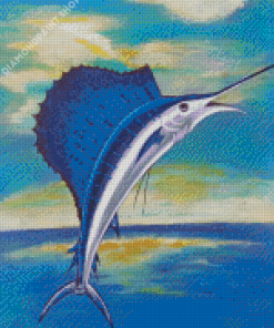 Swordfish Art Diamond Painting