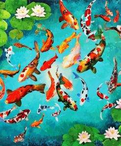The Koi Fish Diamond Paintings