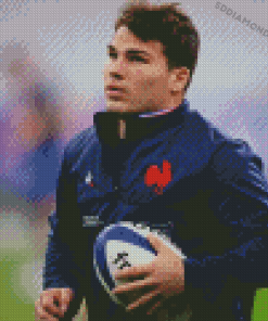 The Rugby Player Antoine Dupont Diamond Paintings
