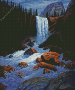 Vernal Falls Diamond Paintings