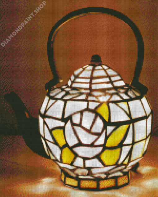 Victorian Teapot Lamp Deco Diamond Painting