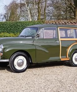 Vintage Morris Minor Traveller Diamond Paintings