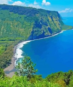 Waipio Valley Beach Diamond Paintings