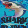 White Shark Attack Diamond Paintings