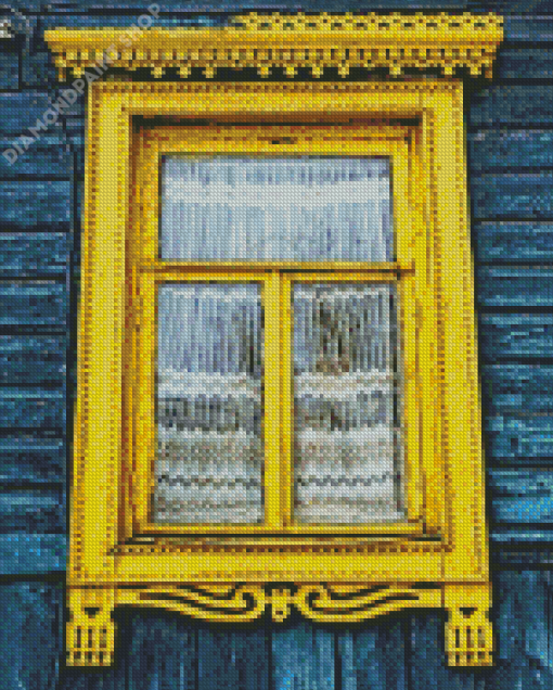 Yellow Window Diamond Paintings