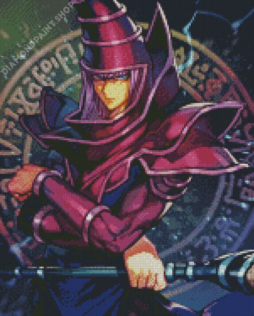 Yu Gi Oh Dark Magician Diamond Painting