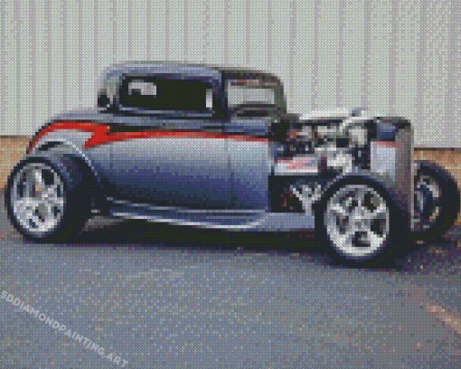 Aesthetic 1932 Ford Coupe Diamond Painting