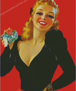 Aesthetic 1940 Lady Diamond Paintings