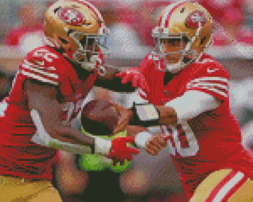 Aesthetic 49ers Football Team Players Diamond Paintings