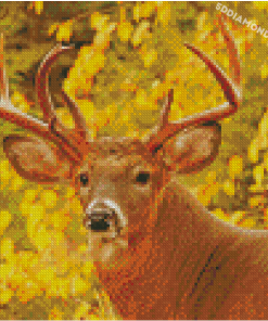 Aesthetic Buck Deer Animal Diamond Paintings
