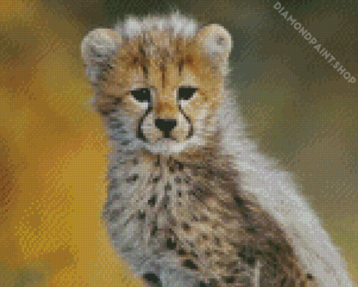 Aesthetic Cheetah Baby Art Diamond Paintings