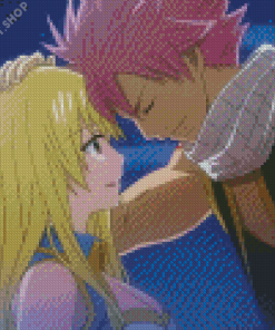 Aesthetic Lucy Und Natsu Diamond Painting