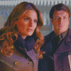 Aesthetic Nathan Fillion And Stana Katic Castle Diamond Paintings