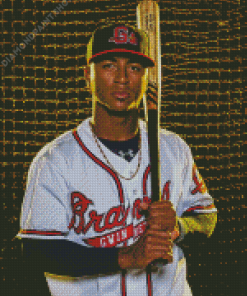 Aesthetic Ozzie Albies Diamond Painting