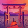 Aesthetic Torii Gate Diamond Paintings