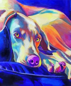 Aesthetic Weimaraner Dog Diamond Paintings