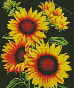 Aesthetic Sunflowers Diamond Painting