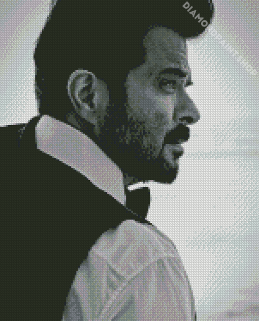 Anil Kapoor Side Profile Diamond Painting