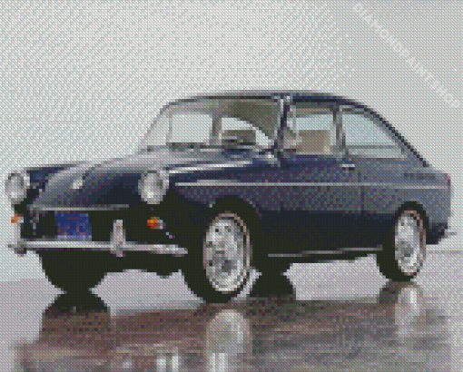 Black Vw Fastback Diamond Painting