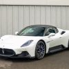 Cool Pearl White MC20 Maserati Diamond Paintings